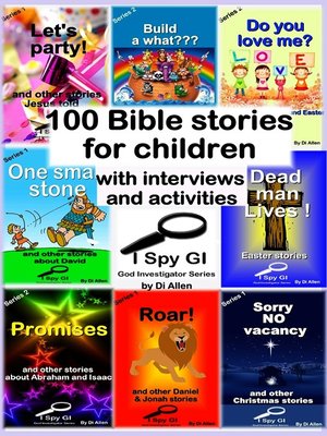 cover image of 100 Bible Stories For Children With Interviews and Activities